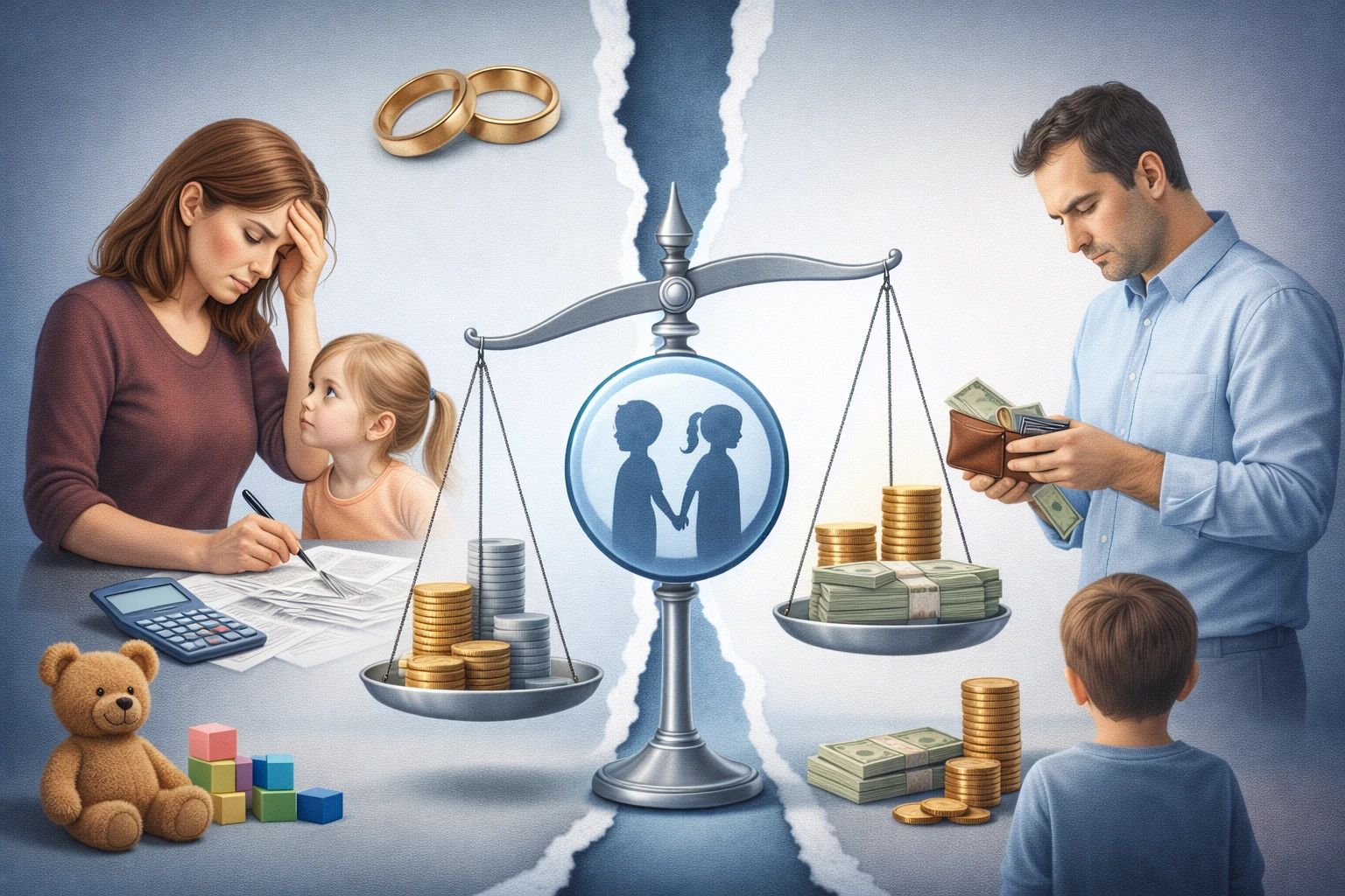 Διαζύγιο και παιδιά - Κόστος διατροφής και Υπολογισμός